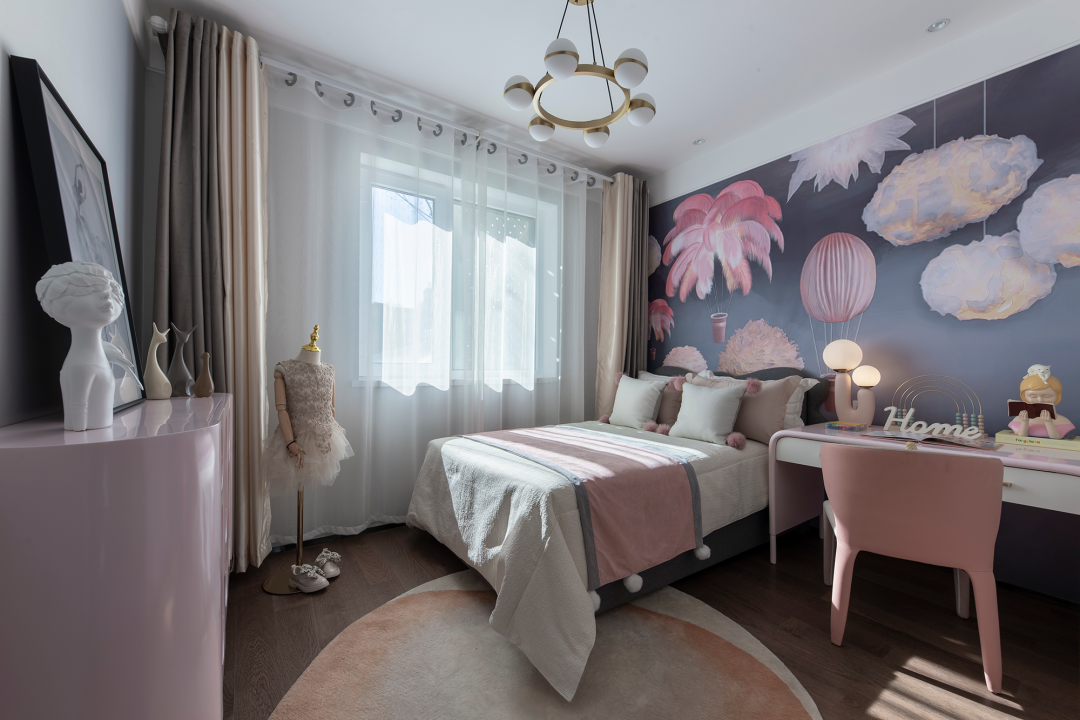 新中式风格室内设计家装案例-儿童房 新中式风格室内设计家装案例-儿童房