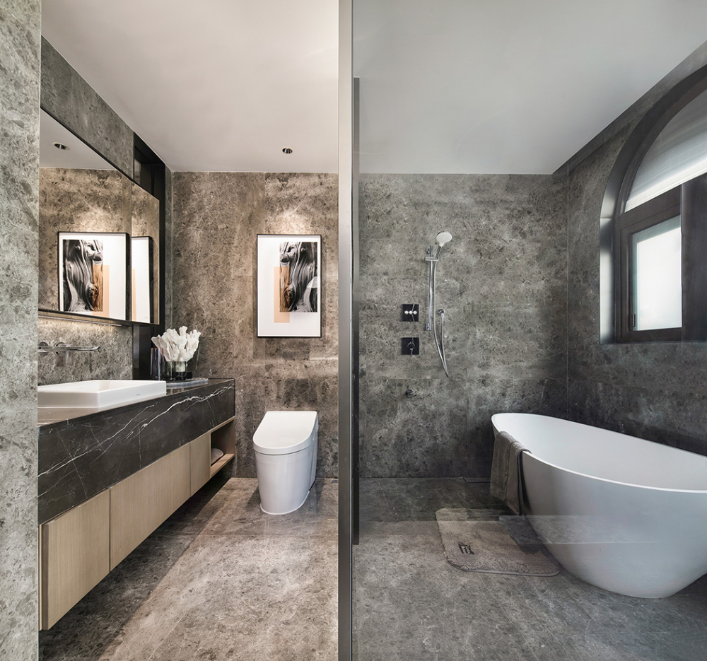 现代前卫风格别墅家装案例效果图-卫生间 现代前卫风格别墅家装案例效果图-卫生间