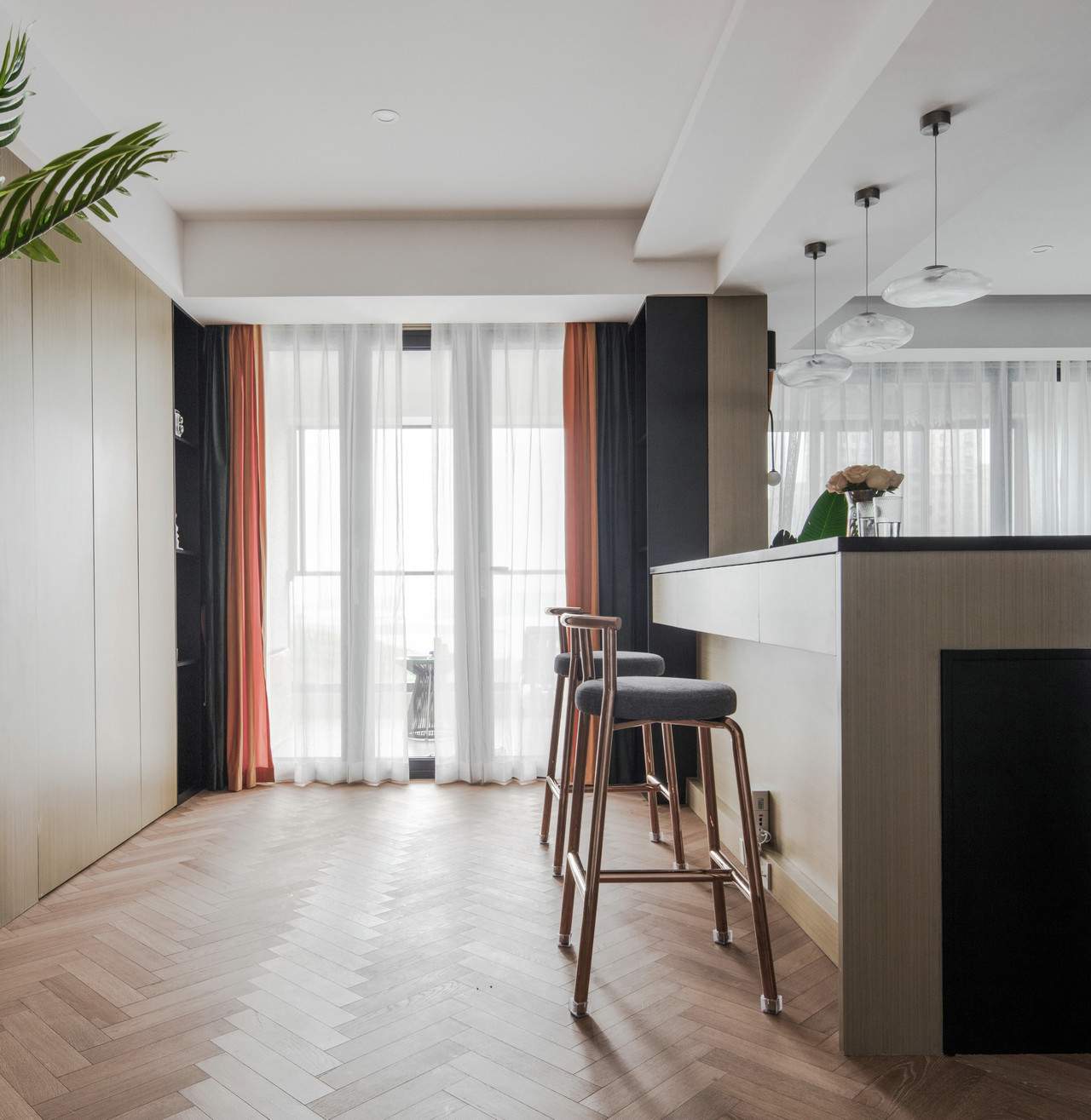 北欧风格家装设计室内装修效果图-吧台 北欧风格家装设计室内装修效果图-吧台