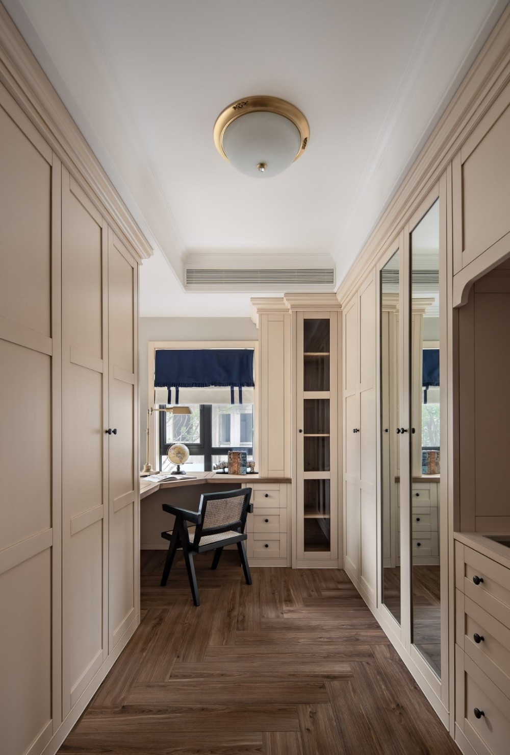 现代美式风格室内家装案例效果图-书房 现代美式风格室内家装案例效果图-书房