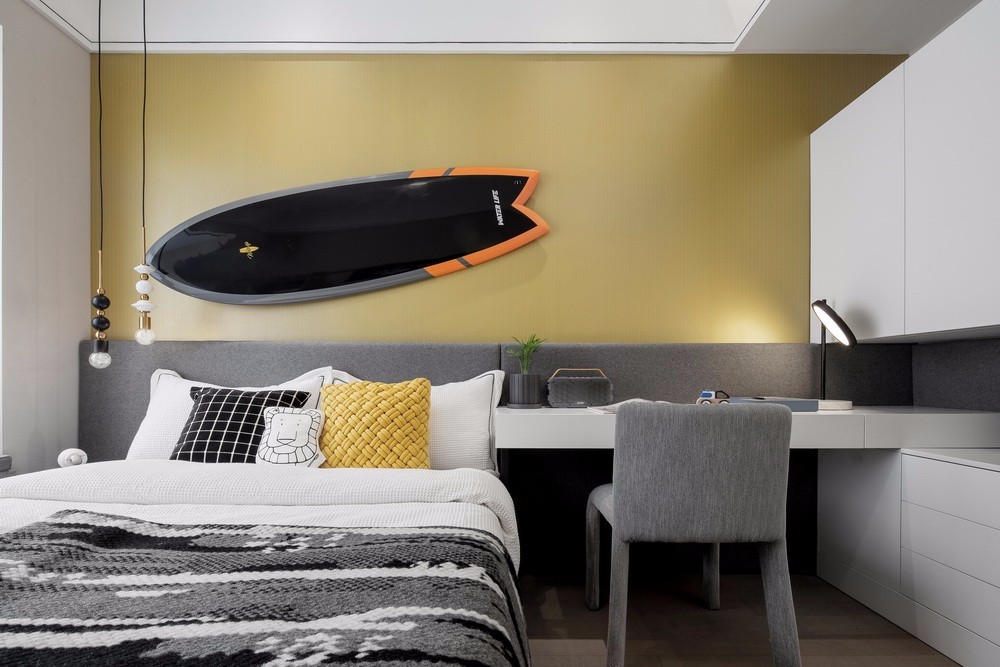 现代简约风格室内家装案例效果图-儿童房 现代简约风格室内家装案例效果图-儿童房