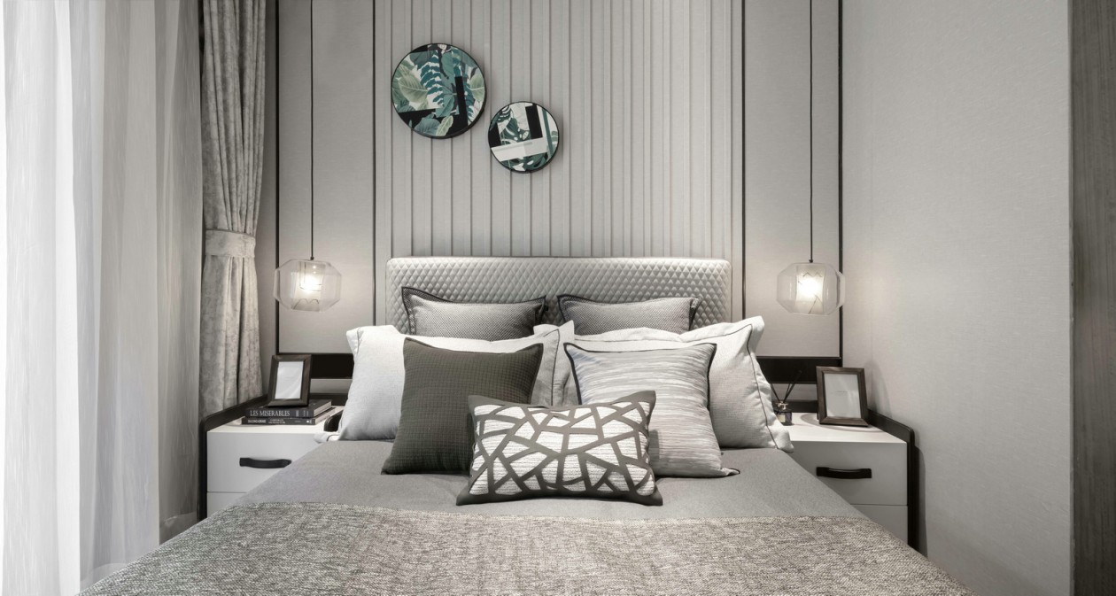 现代轻奢风格室内设计家装案例-客卧 现代轻奢风格室内设计家装案例-客卧