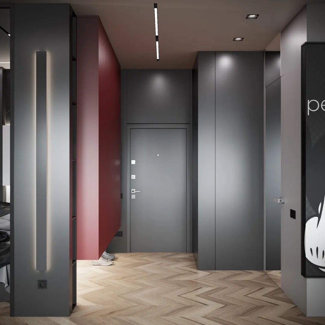 装修公司现代风格室内装修效果图-玄关 装修公司现代风格室内装修效果图-玄关