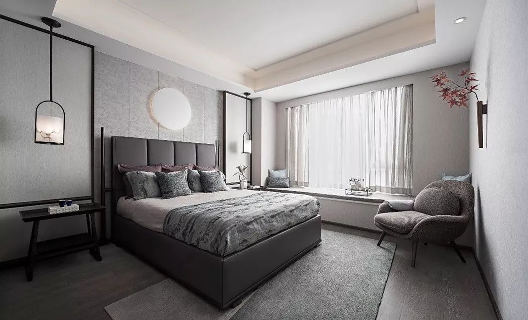 中式风格室内装修设计效果图-卧室 中式风格室内装修设计效果图-卧室