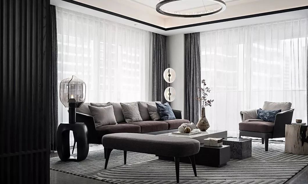 中式风格室内装修设计效果图-客厅 中式风格室内装修设计效果图-客厅