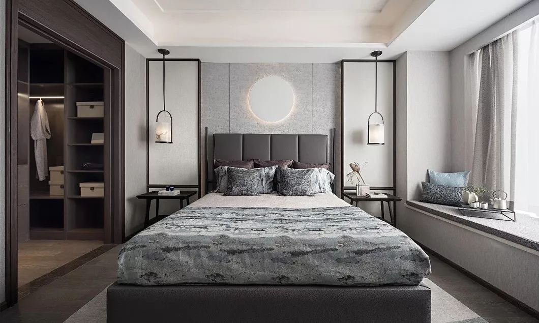 中式风格室内装修设计效果图-卧室 中式风格室内装修设计效果图-卧室